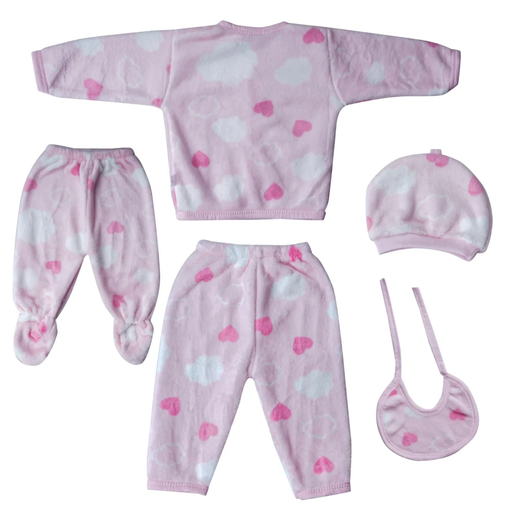 Infant Winter Clothing | Soft and Warm (5-Piece Set) - Image 7