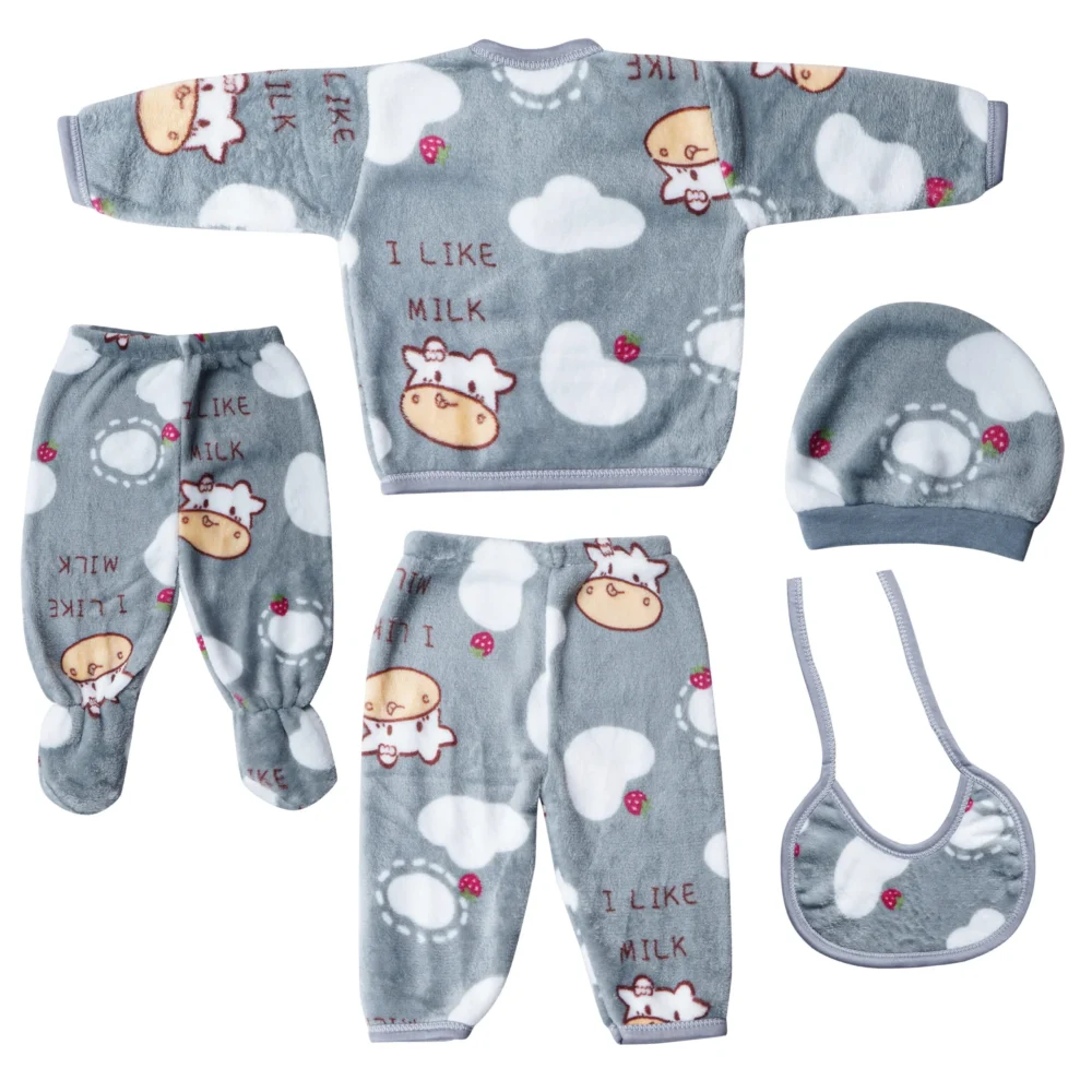 Infant Winter Clothing | Soft and Warm (5-Piece Set) - Image 6