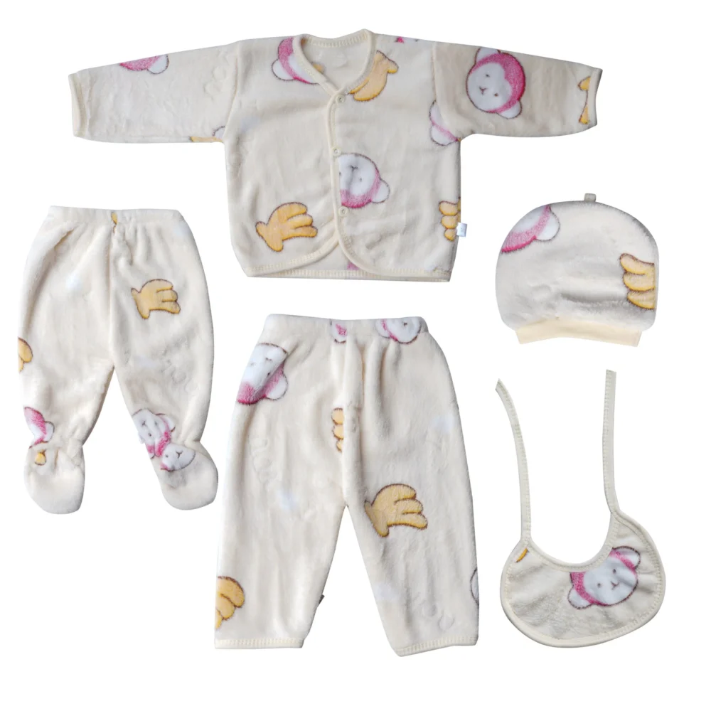 Infant Winter Clothing | Soft and Warm (5-Piece Set) - Image 4