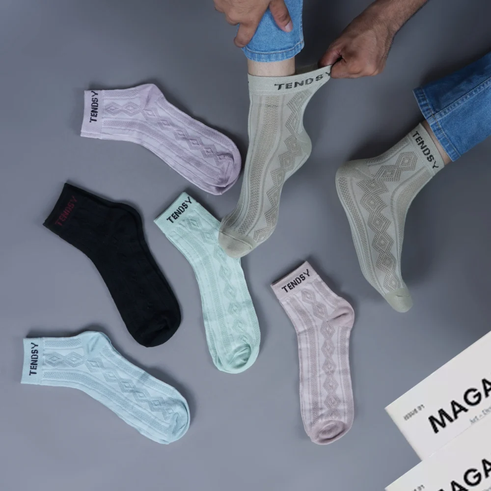 Women's Multi Color Ankle Socks (6 Pack) - Image 4
