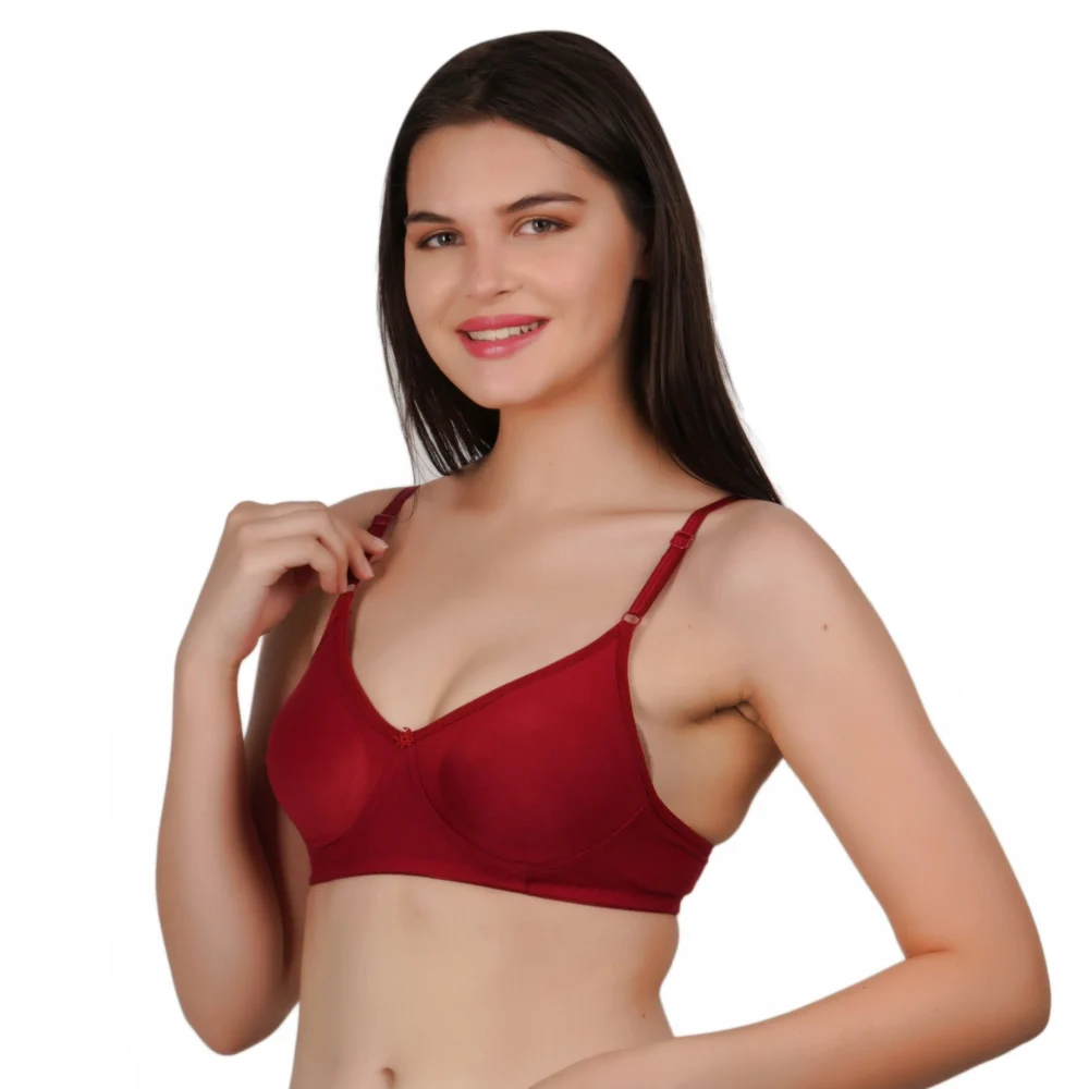 Cotton Bra for Women | Full Coverage Non-Padded Bra (6 Pack) - Image 5