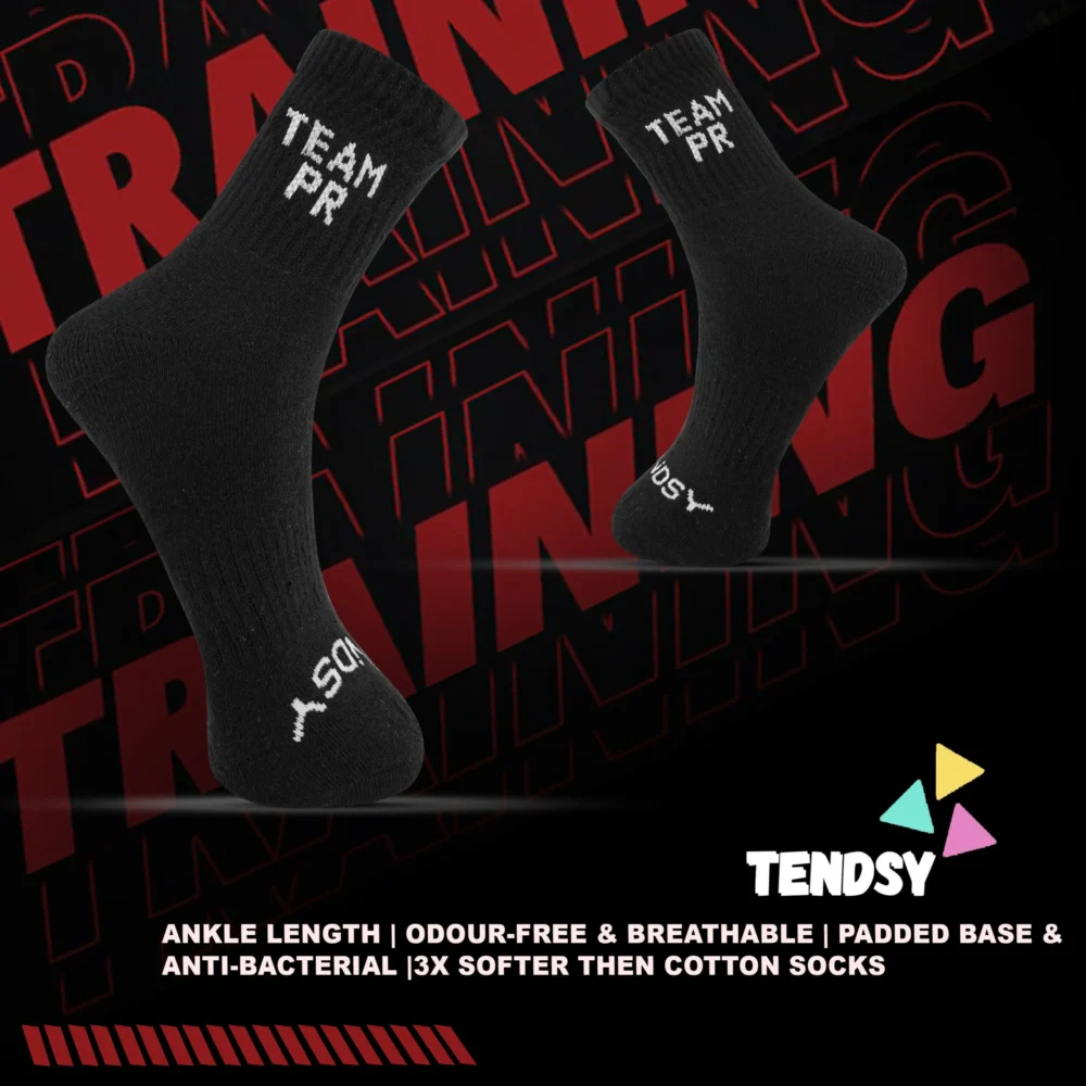 Gym Socks | Motivational Workout Crew Socks (3 Pack) - Image 4