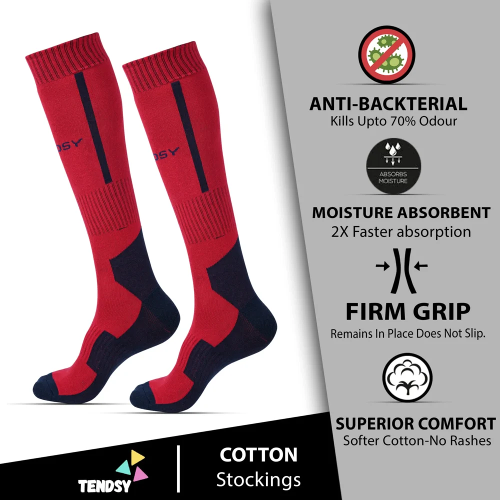 Performance Football Socks For Men & Women (White) - Image 5