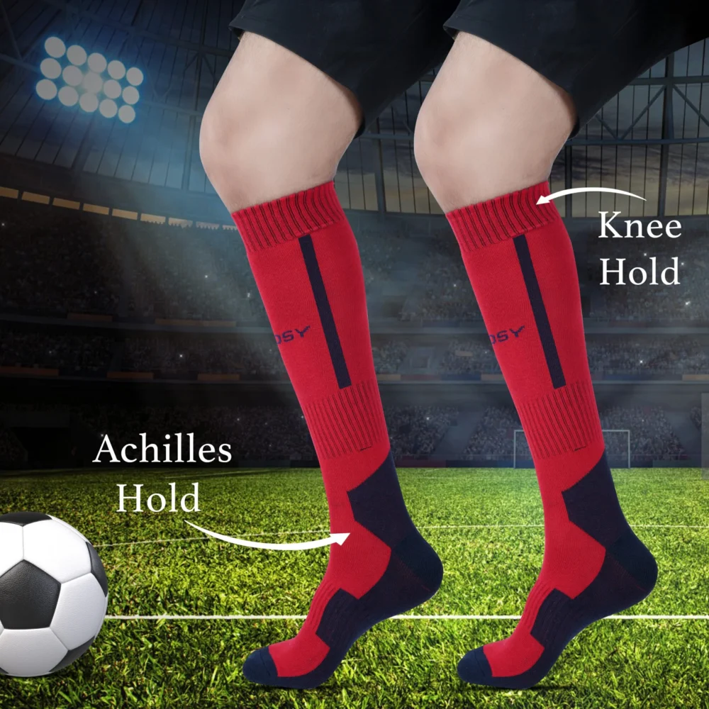 a pair of TENDSY football socks for men and women- quality, comfortable, style, mission